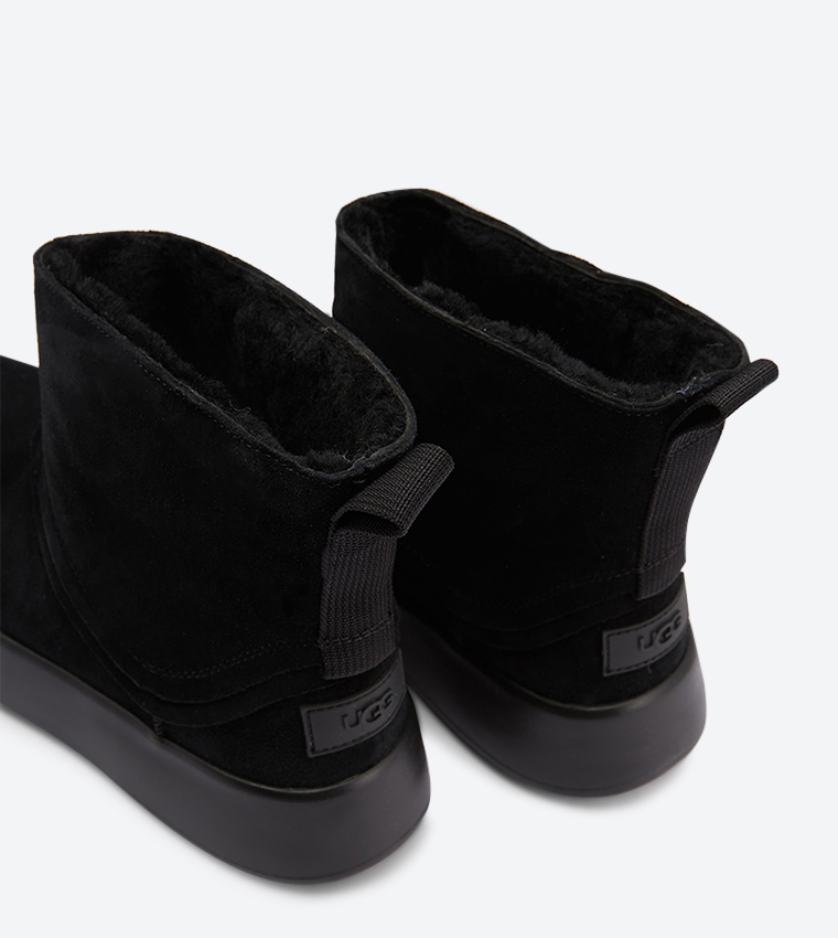 Classic Boom Round Toe Boot - Black