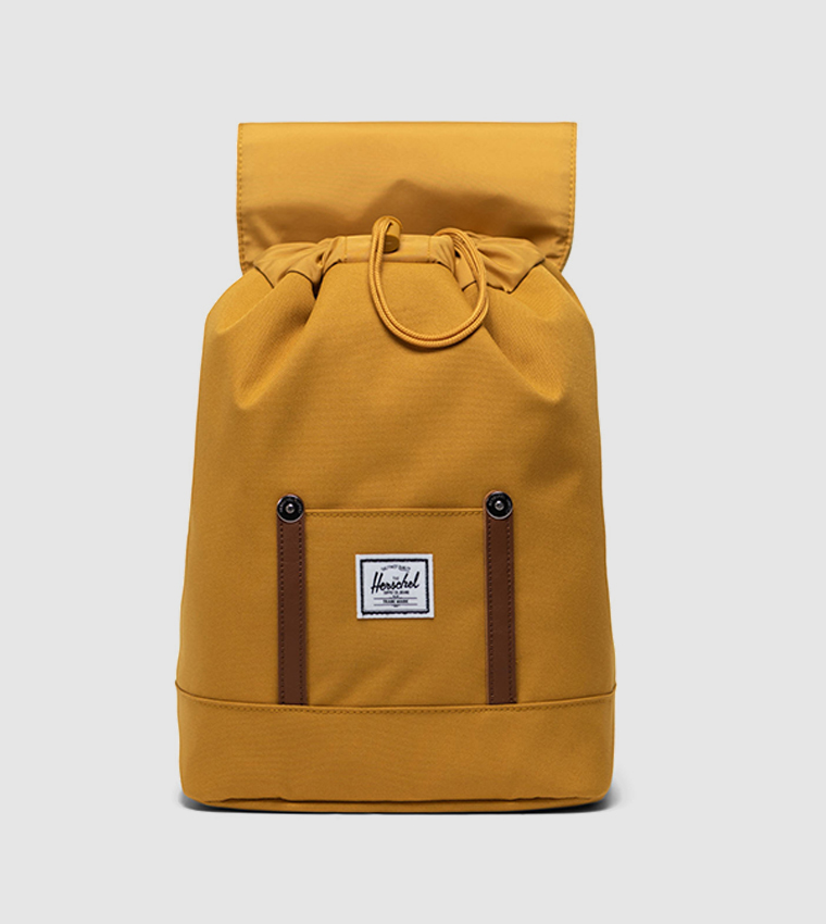 Yellow mini backpack top