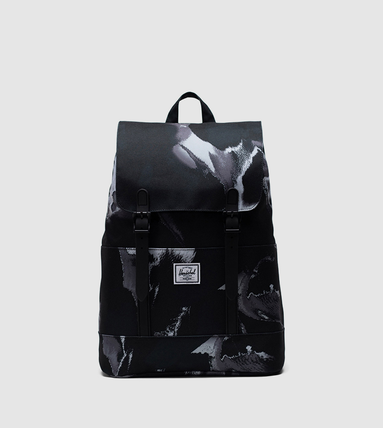 Retreat Printed Flap Closure Small Backpack