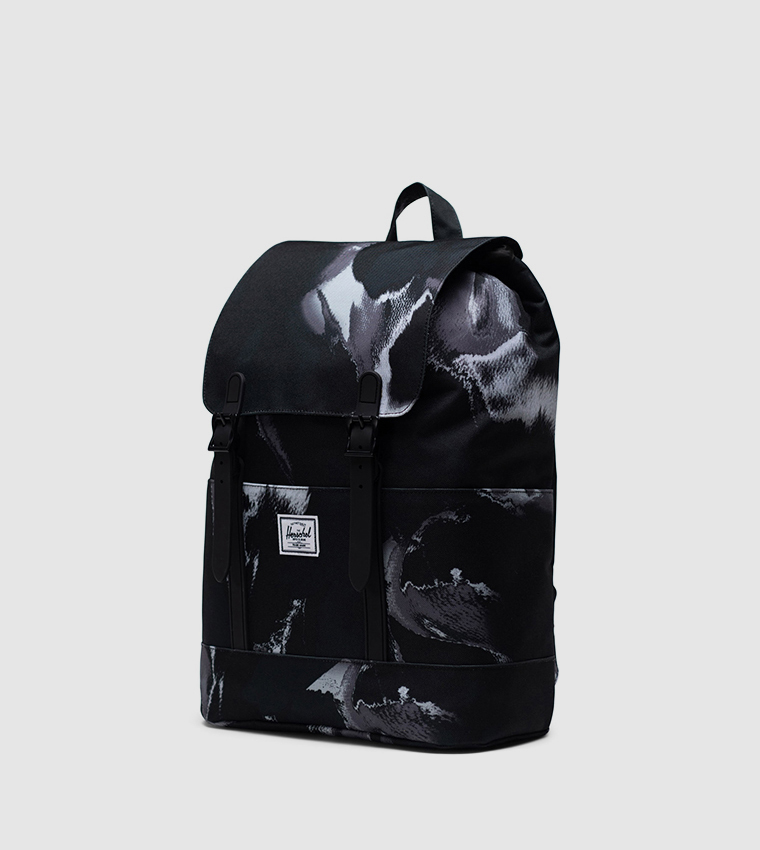 Retreat Printed Flap Closure Small Backpack