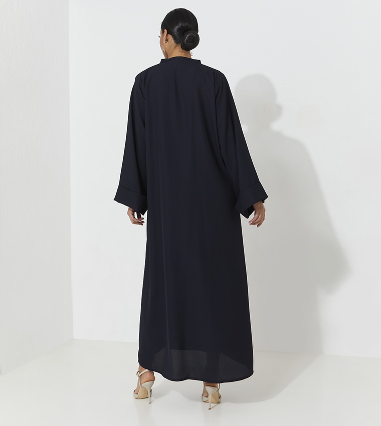 Butterfly Hand Embroidered Abaya
