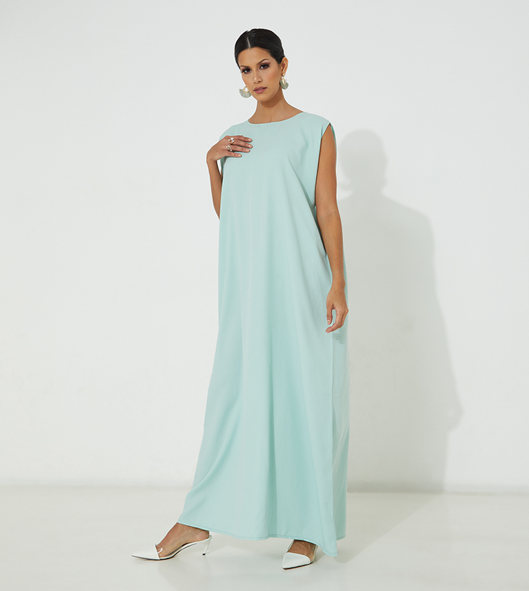 Embroidered Occasional Abaya with Dress