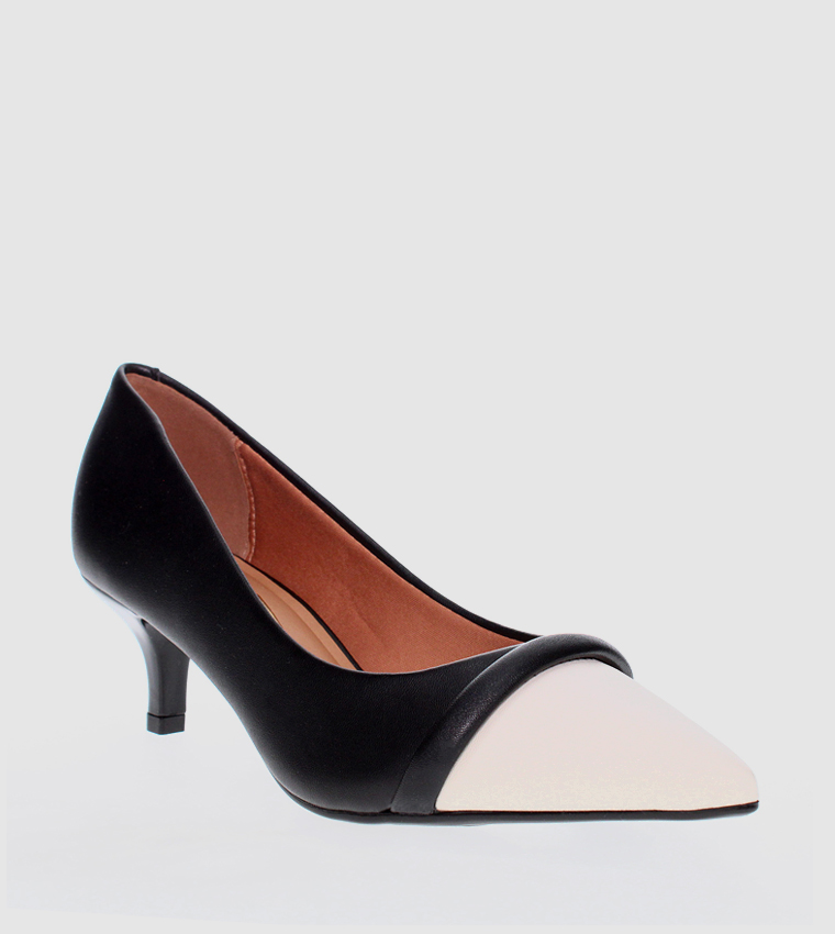 Color block pumps best sale
