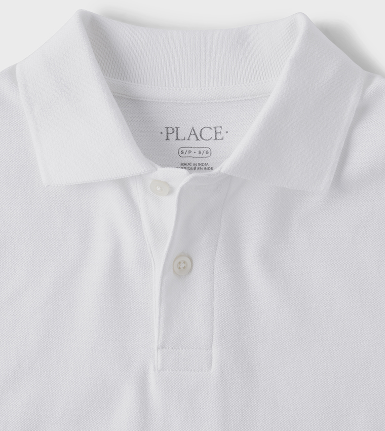 Boys Basic Pique Polo T-shirt Short Sleeves
