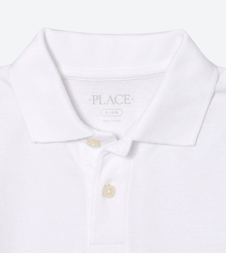 Boys Basic Pique Polo T-shirt Short Sleeves