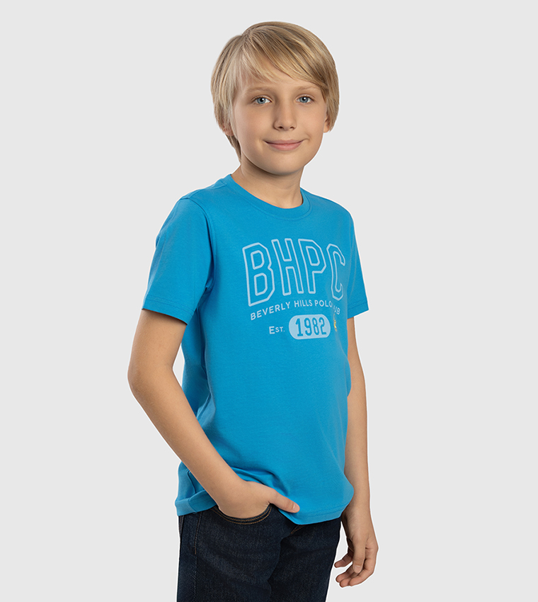 Logo Printed Crew Neck T-Shirt