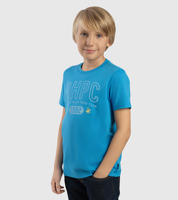 Logo Printed Crew Neck T-Shirt