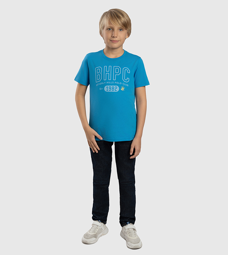 Logo Printed Crew Neck T-Shirt