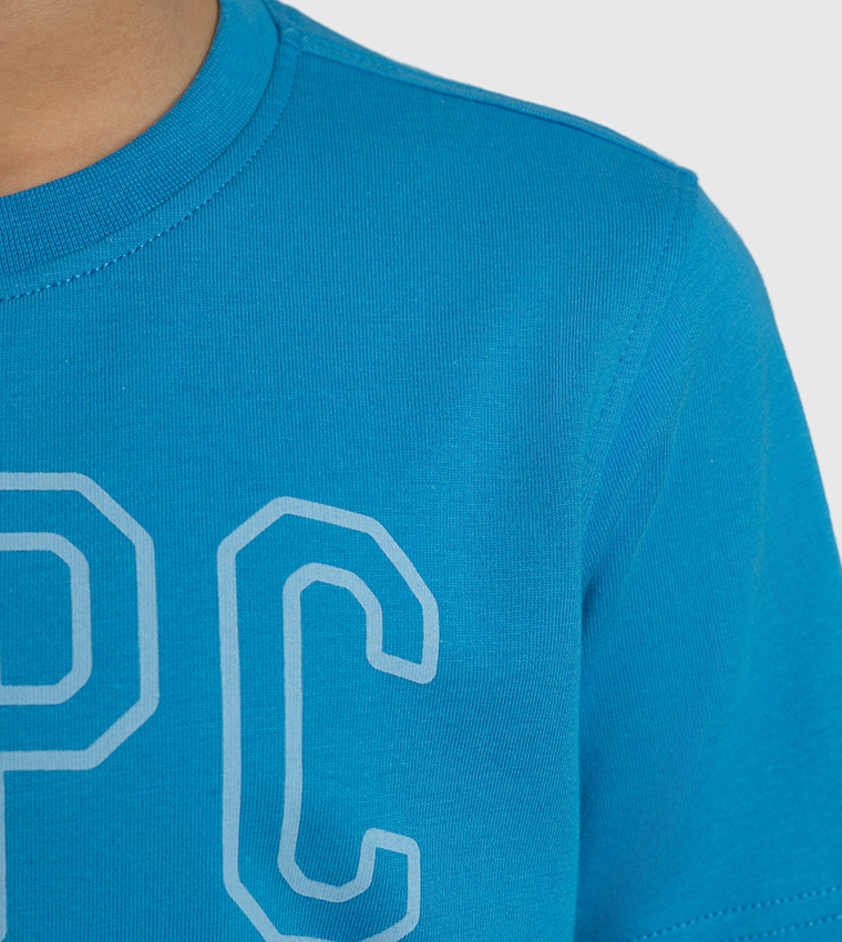 Logo Printed Crew Neck T-Shirt