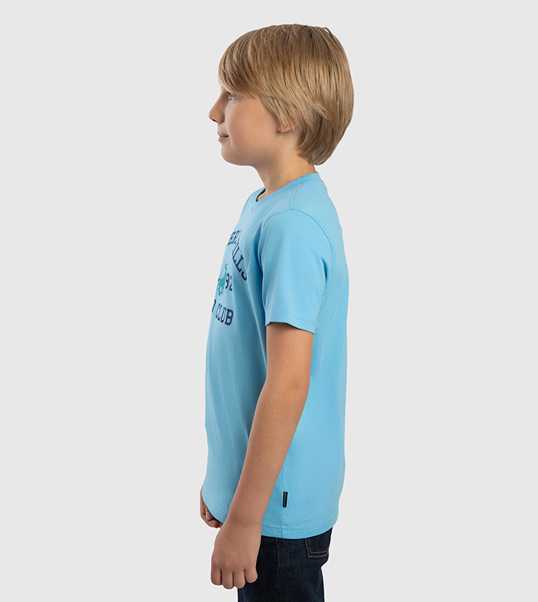 Logo Printed Crew Neck T-Shirt