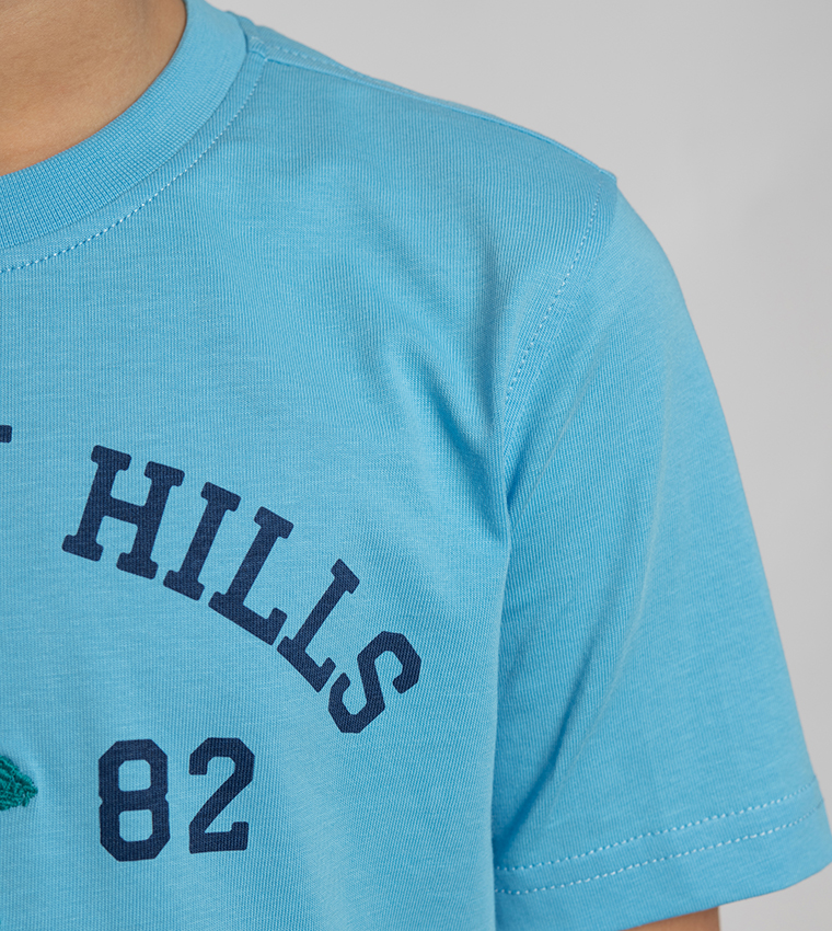 Logo Printed Crew Neck T-Shirt