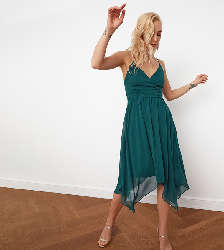 Casual handkerchief dress cheap