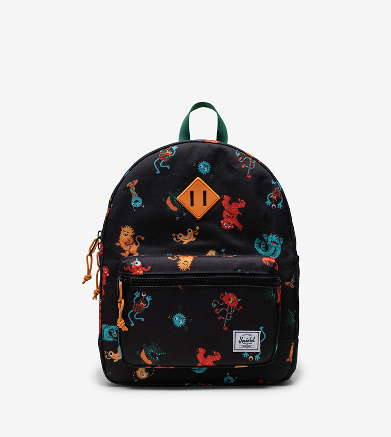 Buy Herschel Heritage Printed Youth Backpack In Black 6thStreet