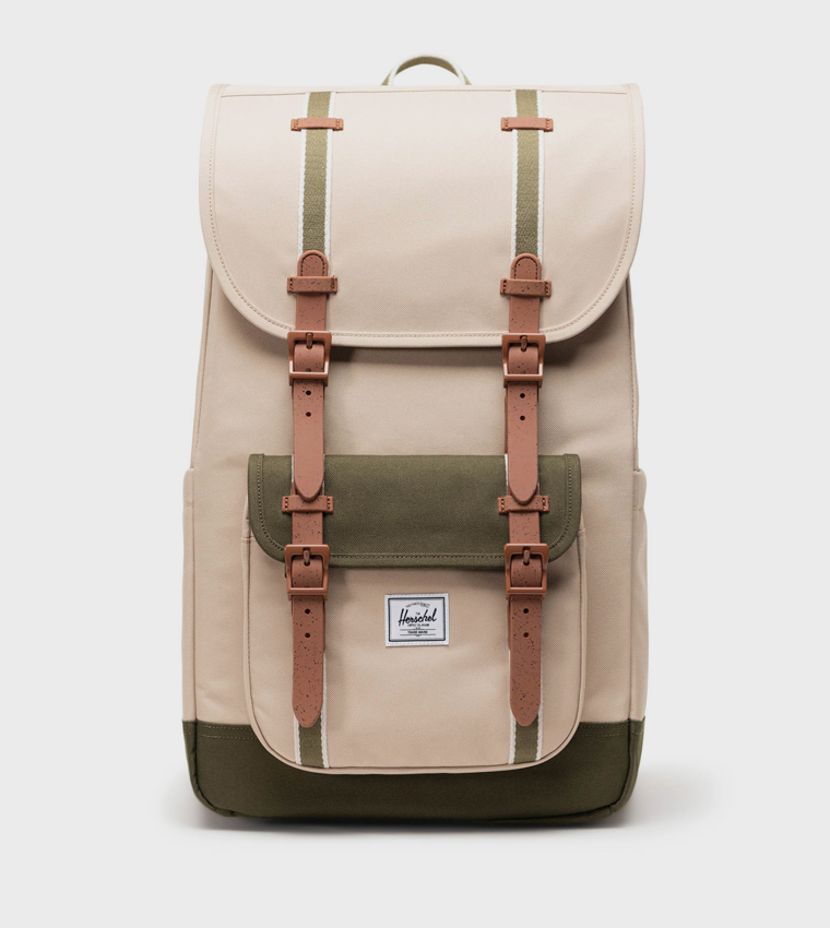 Color block flap backpack clearance