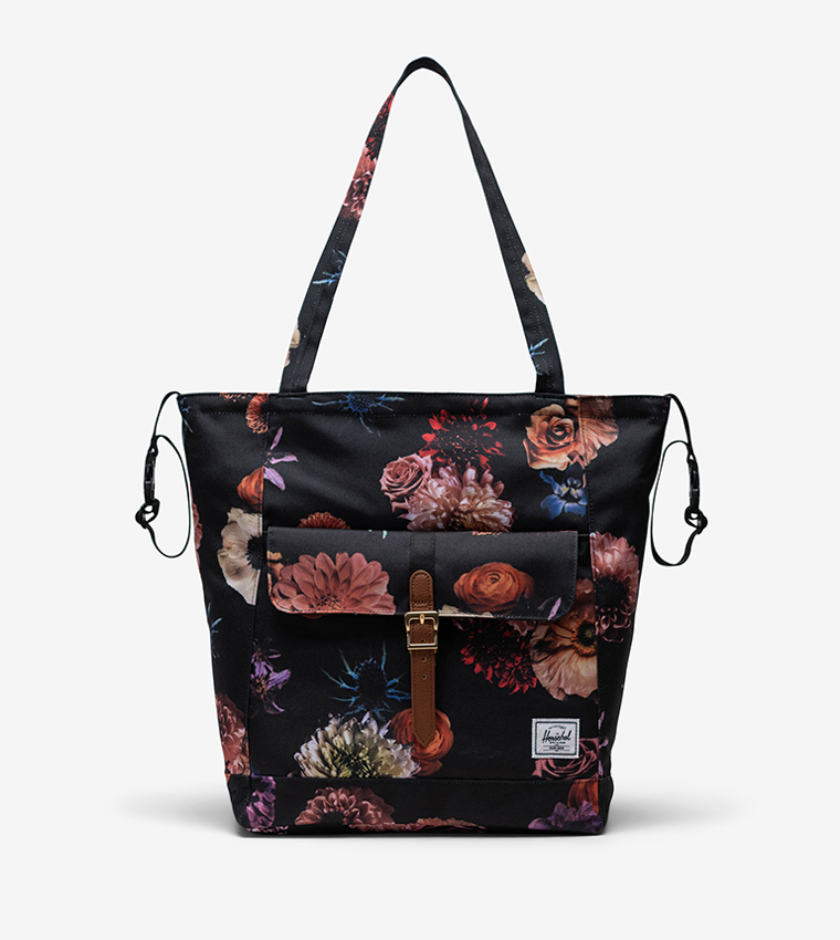 Retreat Printed Tote Diaper Bag