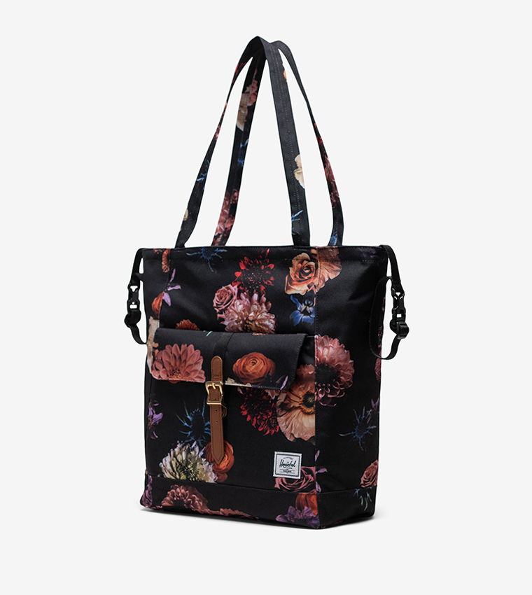 Retreat Printed Tote Diaper Bag