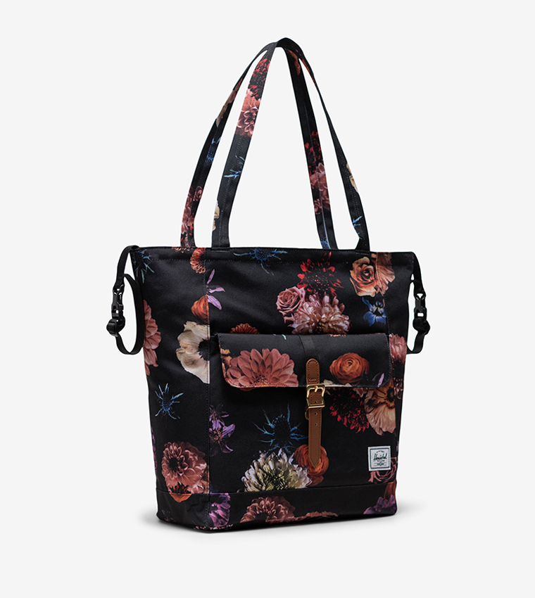 Retreat Printed Tote Diaper Bag