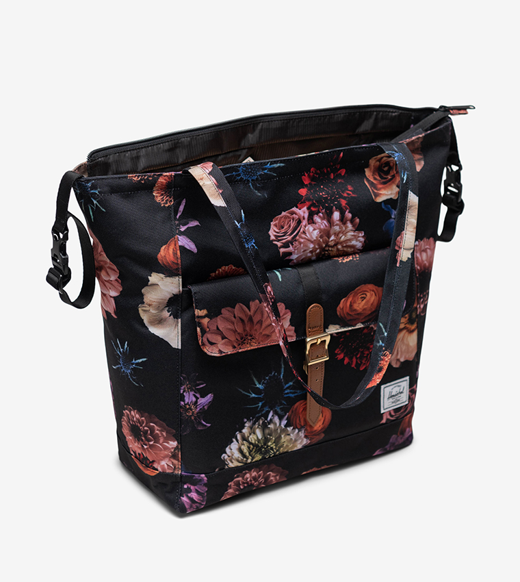 Retreat Printed Tote Diaper Bag