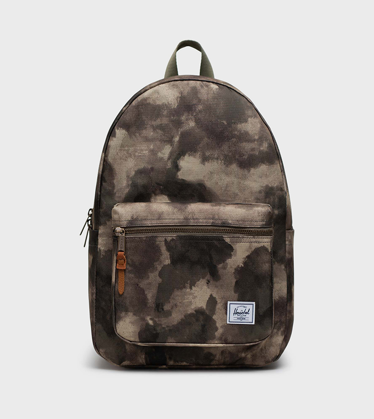 Buy Herschel Settlement Zippered Backpack In Khaki 6thStreet Kuwait