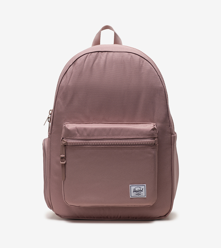 Pink and gray outlet backpack diaper bag