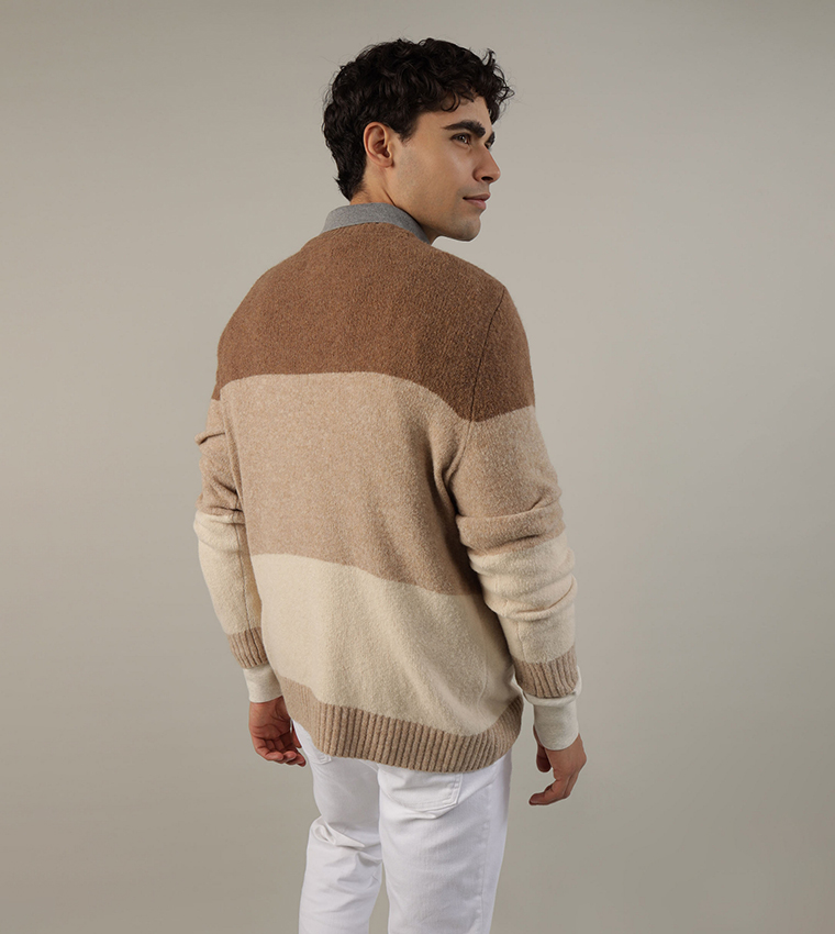 American eagle colorblock sweater store