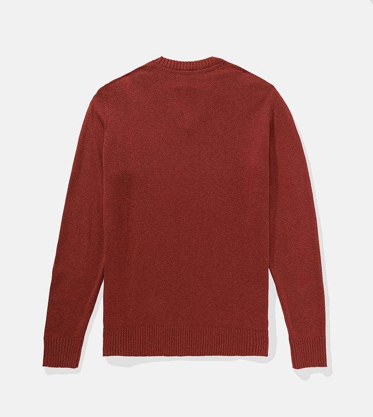 Buy American Eagle Super Soft V Neck Sweater In TERRACOTTA 6thStreet Bahrain