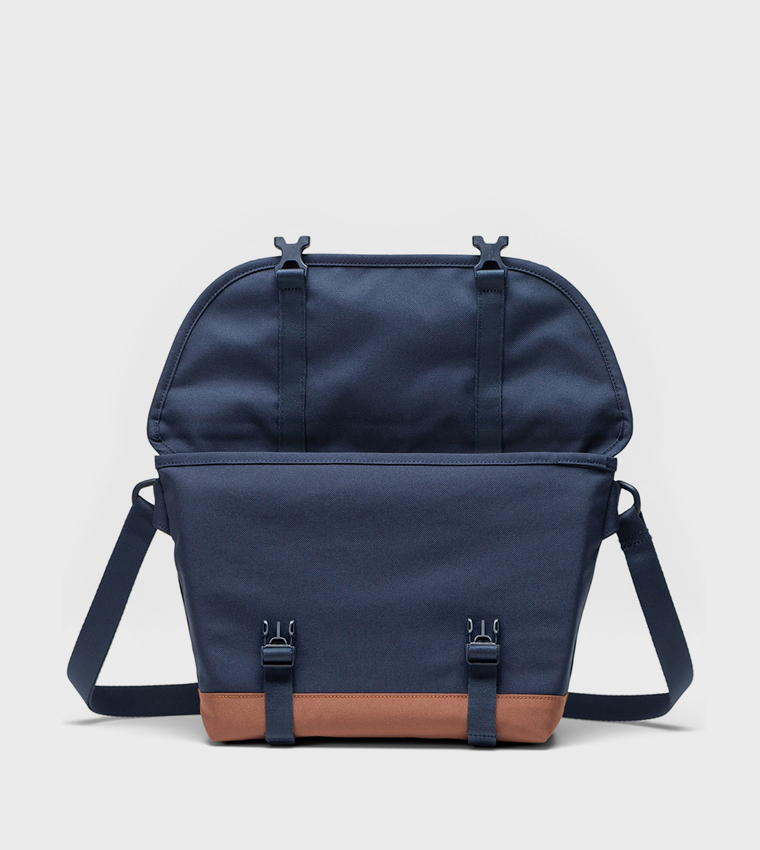 Cove Label Detail Flap Small Messenger Bag