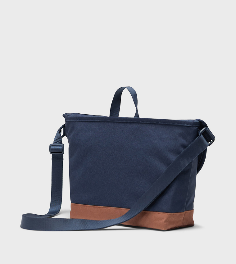 Cove Label Detail Flap Small Messenger Bag