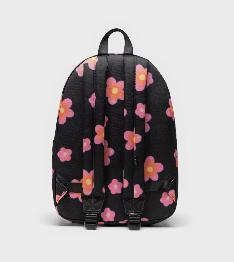 حقيبة ظهر كلاسيك بطبعة زهور