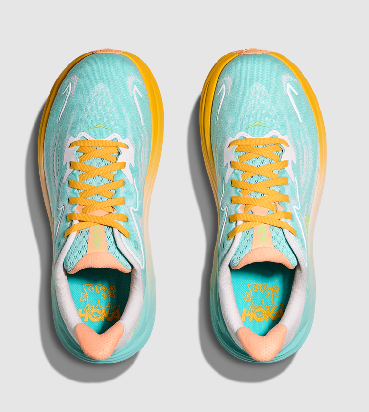 CLIFTON 10 Logo Detail Running Shoes