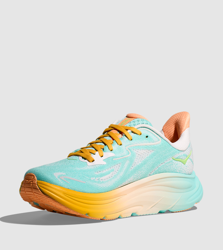 CLIFTON 10 Logo Detail Running Shoes