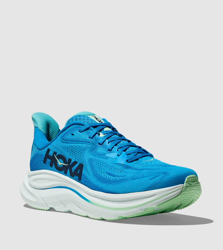 CLIFTON 10 Logo Detail Running Shoes