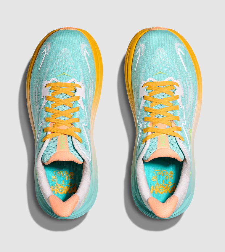 CLIFTON 10 Logo Detail Running Shoes