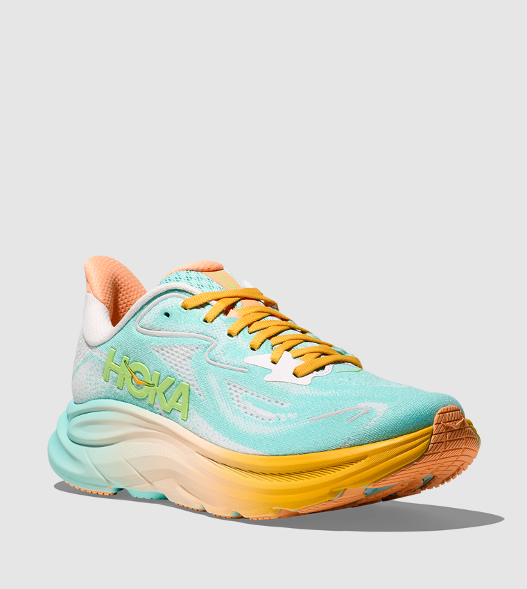CLIFTON 10 Logo Detail Running Shoes