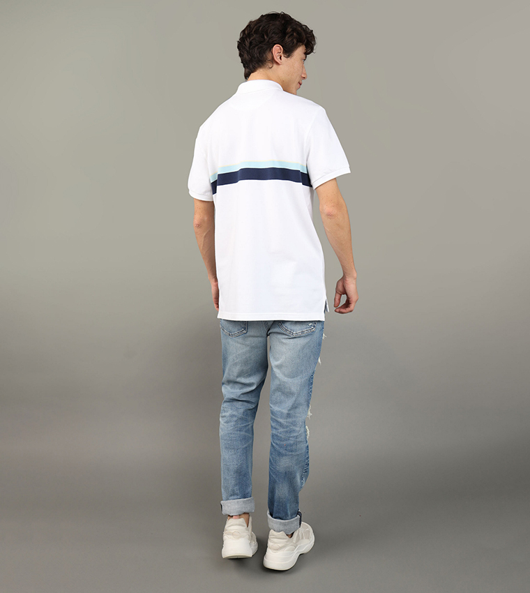 American eagle white polo online