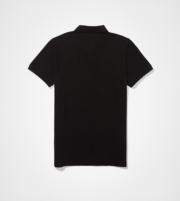 Logo Detail Short Sleeves Polo T-Shirt