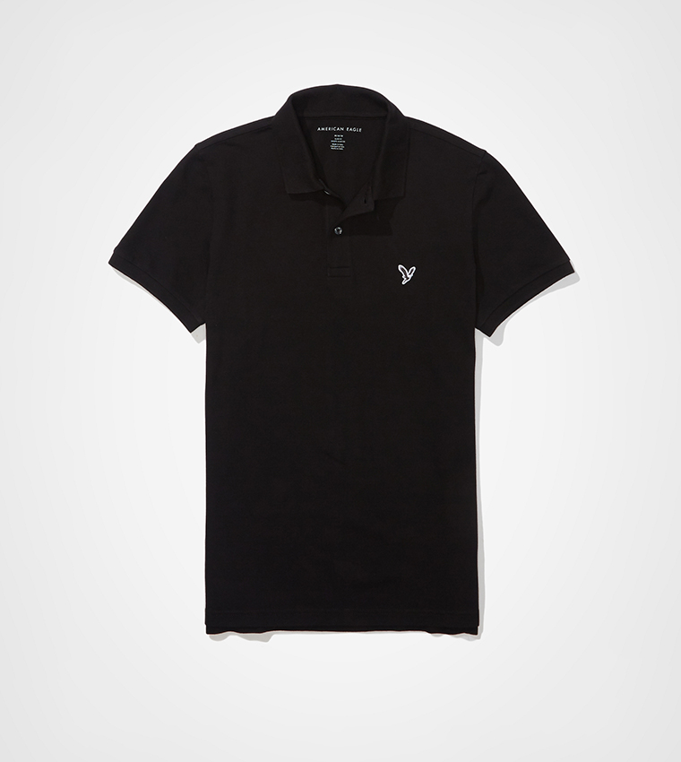 Logo Detail Short Sleeves Polo T-Shirt