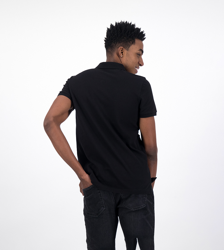 Logo Detail Short Sleeves Polo T-Shirt