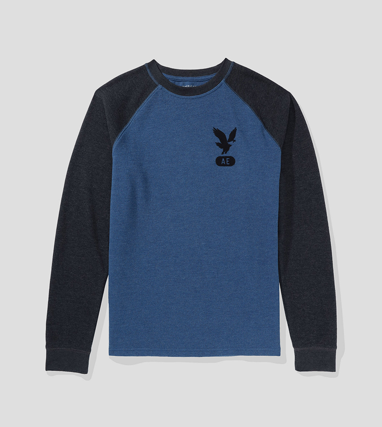 Color Block Long Sleeves Casual T-Shirt