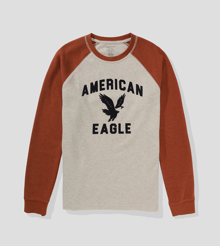 Color Block Long Sleeves Casual T-Shirt