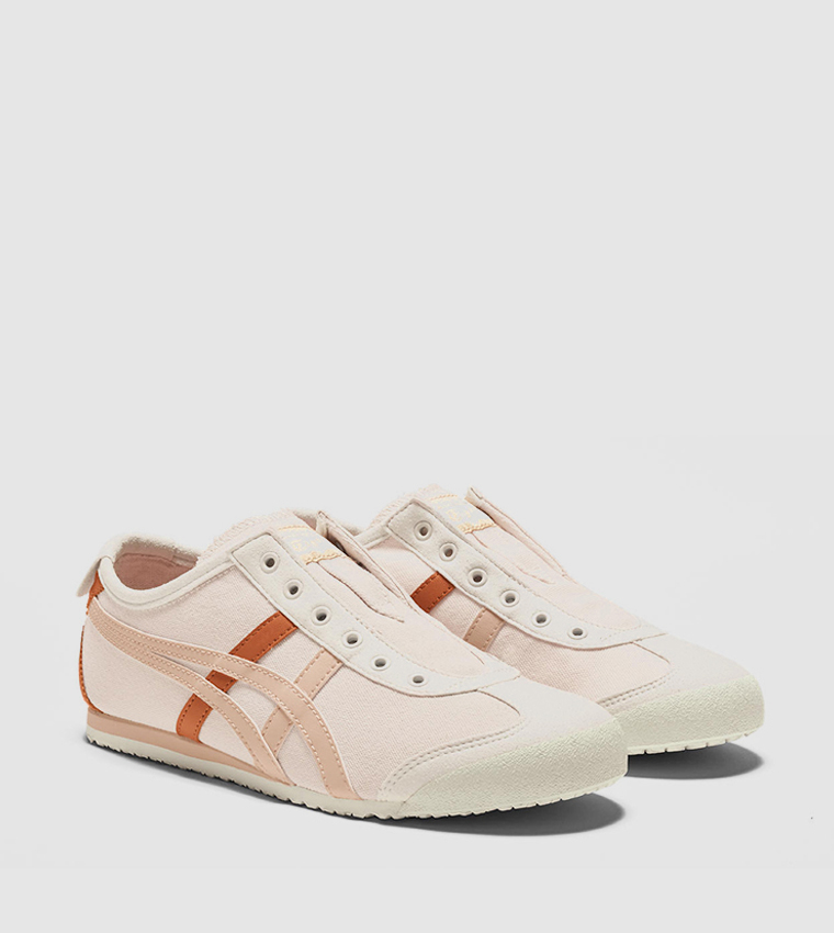 Buy Onitsuka Tiger Mexico 66 Slip On Low Top Sneakers In Beige ...
