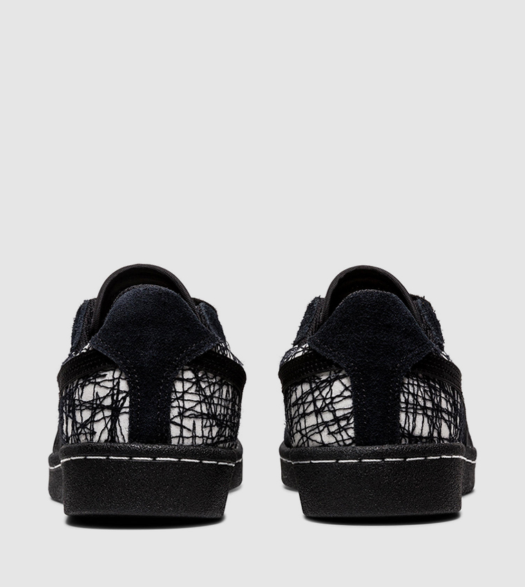 GSM Tiger Stripes Detail Low Top Sneakers