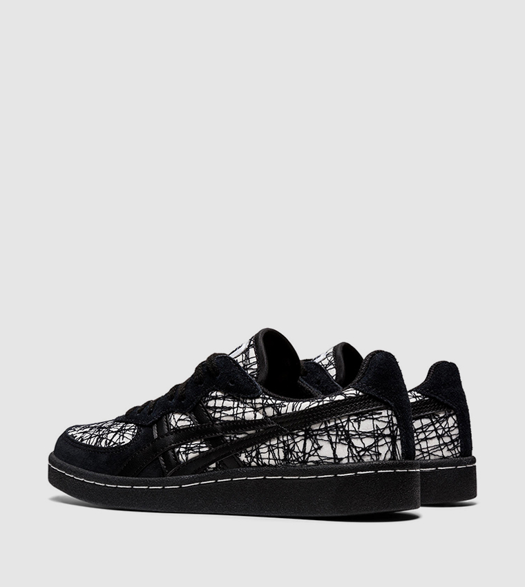 GSM Tiger Stripes Detail Low Top Sneakers