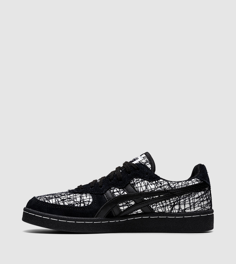 GSM Tiger Stripes Detail Low Top Sneakers