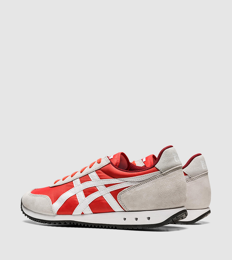 Buy Onitsuka Tiger NEW YORK Round Toe Low Top Sneakers In Red