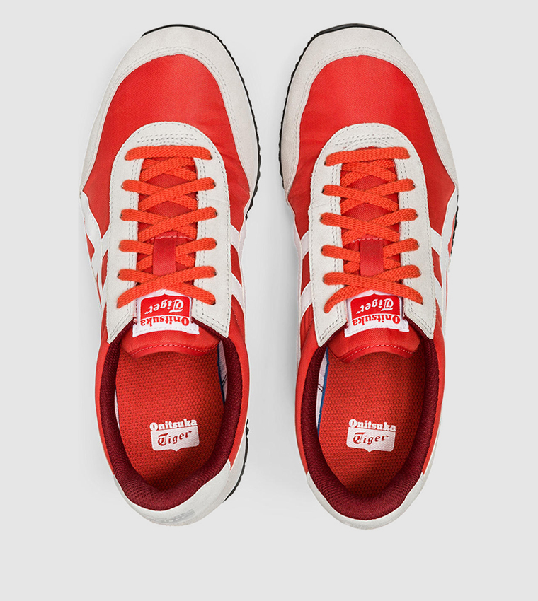 Buy Onitsuka Tiger NEW YORK Round Toe Low Top Sneakers In Red 6thStreet Bahrain