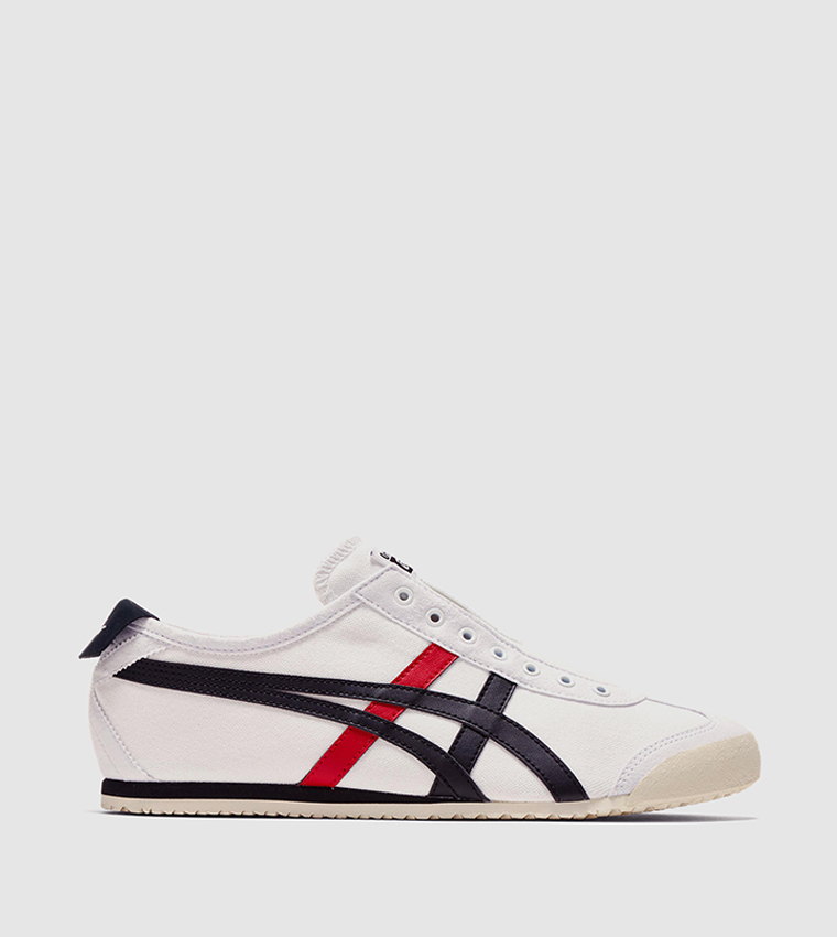 Onitsuka tiger mexico 66 slip on cream black sale