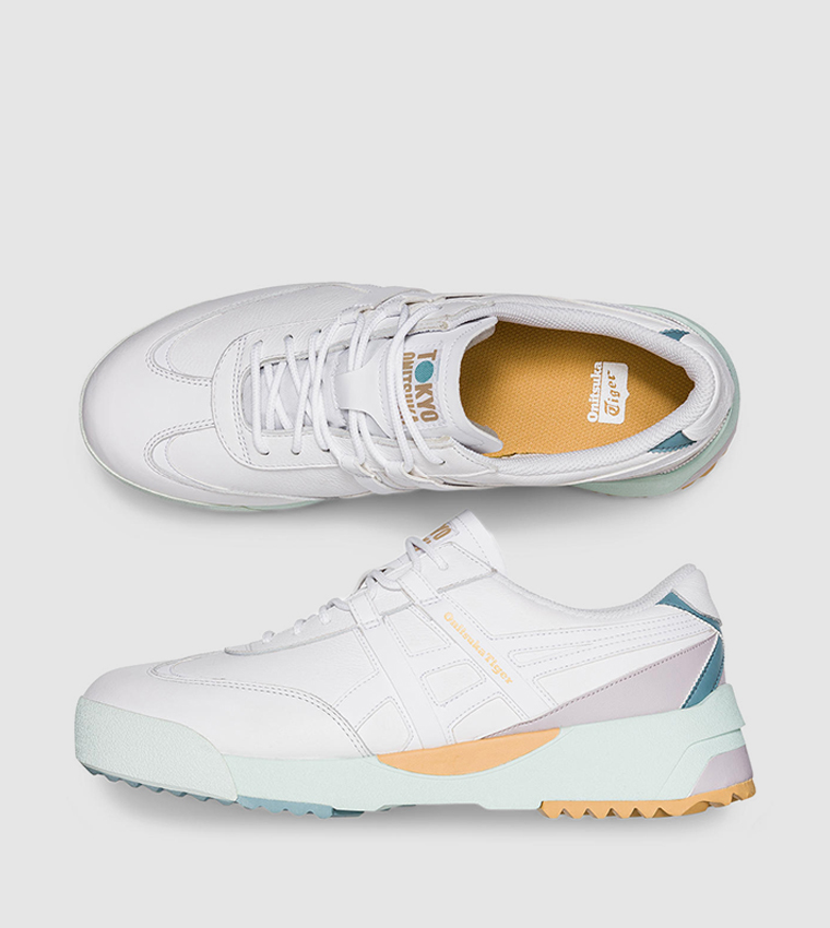 DELEGATION EX Round Toe Low Top Sneakers