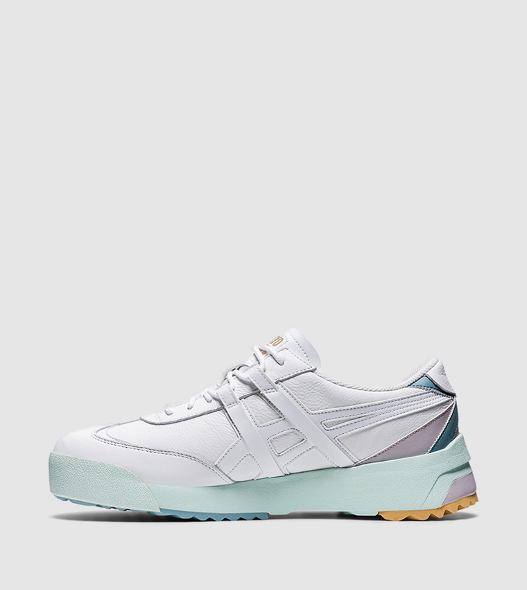 DELEGATION EX Round Toe Low Top Sneakers