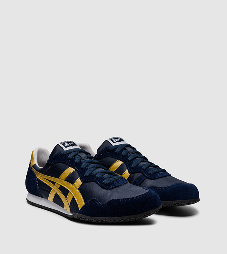 Onitsuka tiger serrano navy gold online